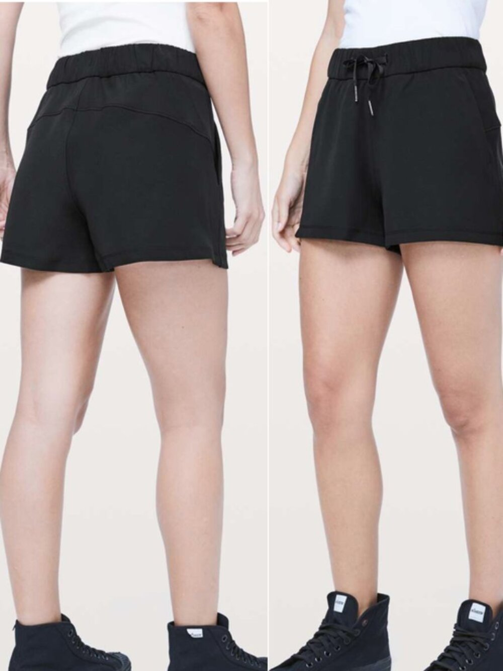 Lululemon On The Fly Shorts Travel Woven 2.5” Black